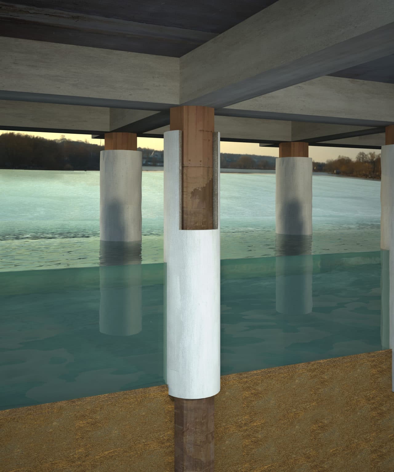 Concrete Encasement Marine Pile Repairs Proserve